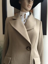 Vivienne Westwood Red Label ~ Rich Taupe Cashmere Wool Coat 40 Uk8 10
