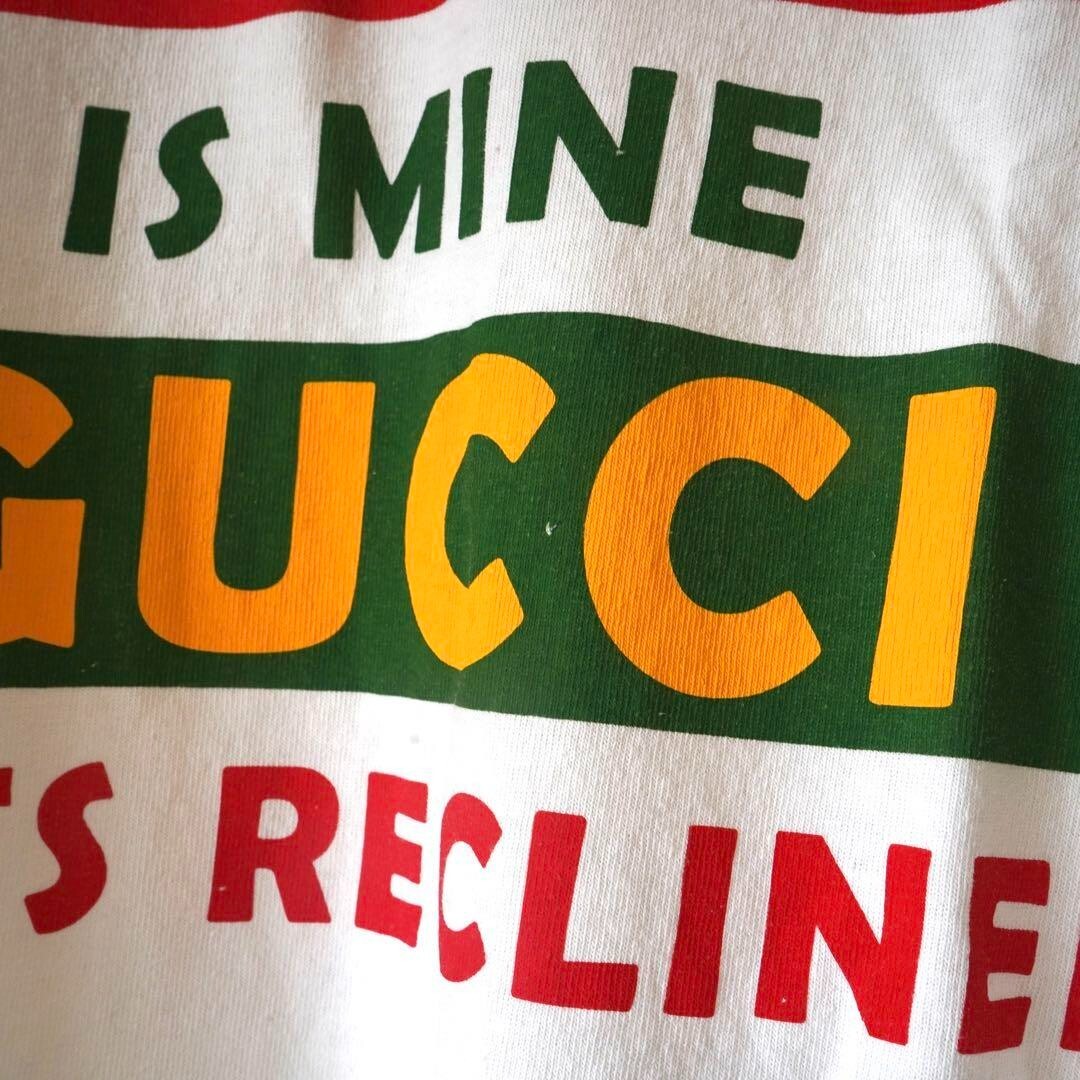 GUCCI 100th Anniversary MUSIC IS MINE Print T-shirt Size:XS | eBay