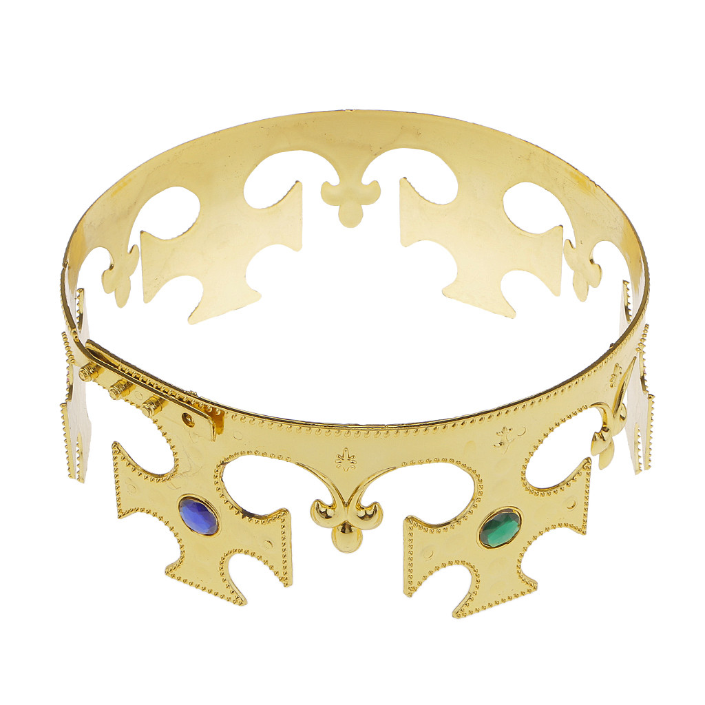 Nativity Majestic Crown King or Queen Fancy Dress Costume Party Props