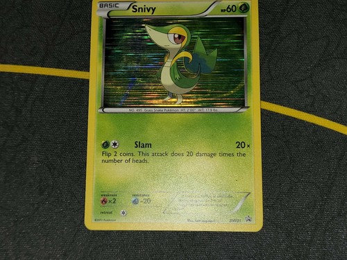 Snivy Holo Black Star Promo BW01 LP - Picture 4 of 12