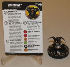 WOLVERINE 054 Fantastic Four Marvel Heroclix Super Rare