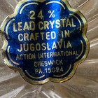 Butterfy 24% Lead Crystal made in Jugoslavia  AND Ring Holder — photo 3
