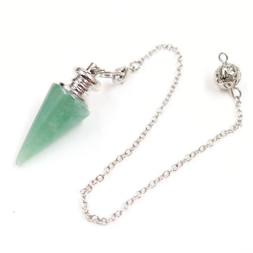 Natural Crystal Quartz Gemstone Point Dowsing Pendulum Scrying Dowser Healing - Picture 7 of 15