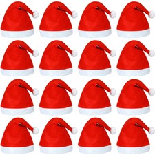 Langlebige Weihnachtsmützen in Rot -  für f...