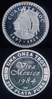 1984 Cuauhtemoc Viva Mexico 1 Troy Oz .999 Fine Silver Proof Round si1026