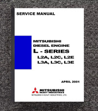 2001 Diesel Engine Tech Workshop Repair Manual Mitsubishi L-series L2a L2e L3 2001 Diesel Engine Tech Workshop Repair Manual Mitsubishi L-series L2a L2e L3