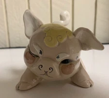 Vintage - Kay Finch - California Pottery - Winking Pig
