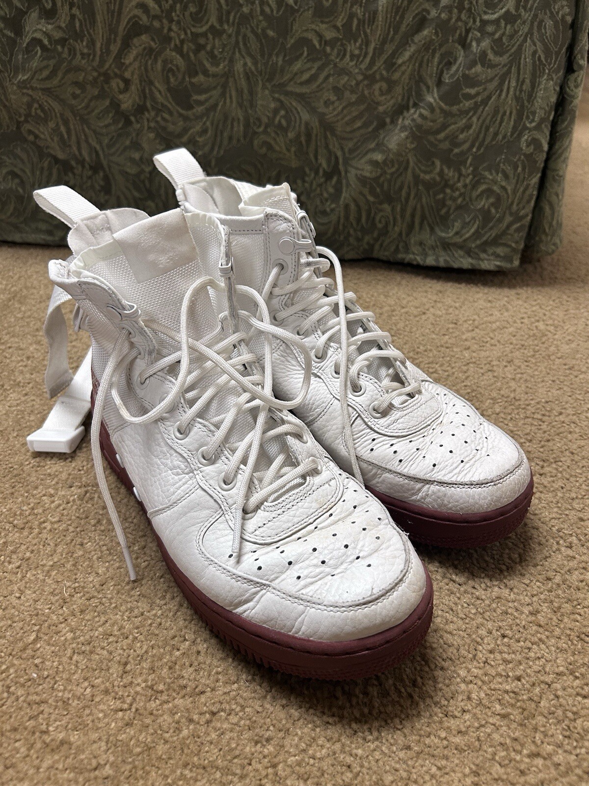 Nike SF Air Force 1 Mid Ivory Mars Stone