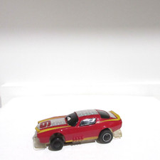 VINTAGE TYCO SLOT CAR HO SCALE LIGHTED CHEVY CAMARO FUNNY CAR DK RED/YEL/CHR NEW
