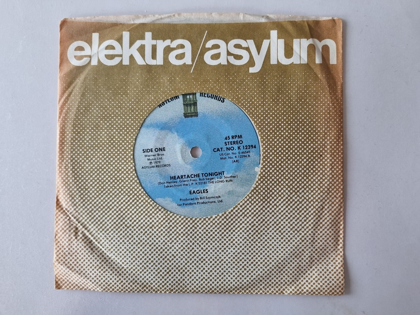 Eagles - Heartache Tonight 7'' Vinyl US