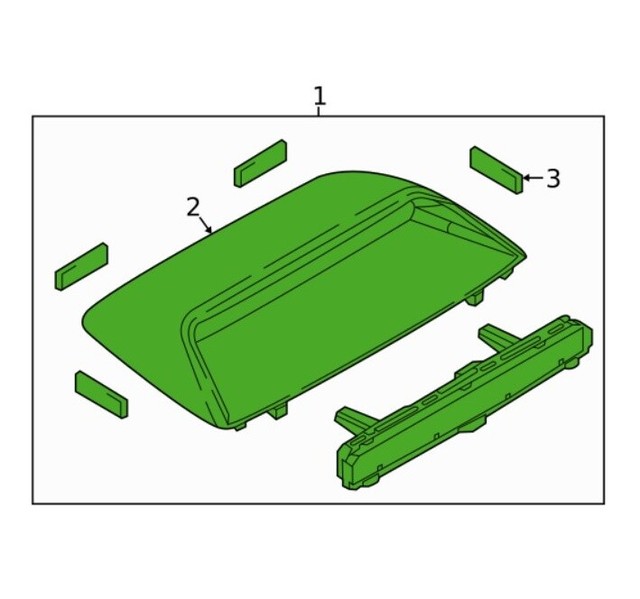 🔥 Genuine OEM Rear Primered Spoiler w/ Hardware for Toyota Yaris IA 2018 🔥 | eBay