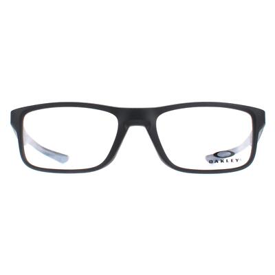 Oakley Brille Brillengestell OX8081 Plank 2.0 8081-01 Satin Schwarz Herren 53mm