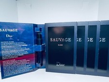 Lot of 5 Dior Sauvage Elixir For Men 0.03 Oz/ 1ml Each Sample Spray Vial