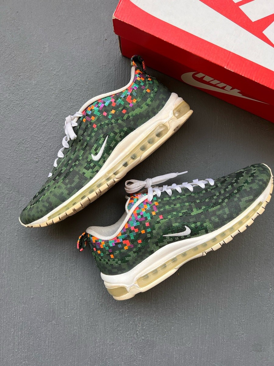 NIKE AIR MAX 97 JACQUARD BRAZIL RIO DE JANEIRO - 693202-331 NIKE AIR MAX 97 JACQUARD BRAZIL RIO DE JANEIRO - 693202-331