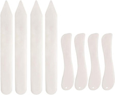 8 PCS Bone Folder Tool, Plastic Bone Folder Paper Creaser Set Scoring Tool for P
