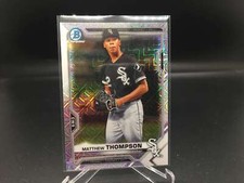 Matthew Thompson 2021 Bowman Chrome Mojo Refractor BCP-74 White Sox