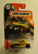 MATCHBOX '33 FORD COUPE YELLOW 1933 RAODSTER COUPE