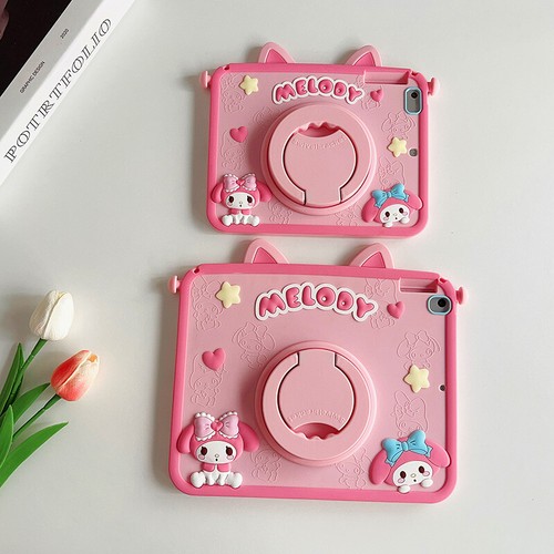 My Melody Silica Gel Soft 360°Rotating Bracket TabletCase For Apple iPad mini123 - Picture 6 of 19