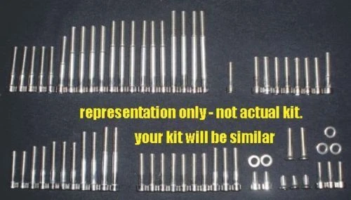 hinckley triumph bonneville T100 Thruxton polished stainless engine bolts screws - Image 4 of 4