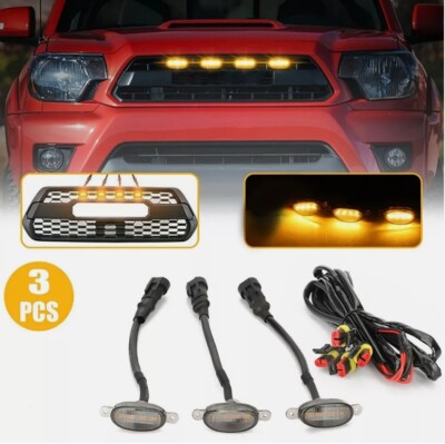 3X LED Kühlergrill Frontleuchte für Ford F-150 Raptor 2010-2014/17+