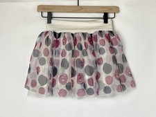 Girl's Pink  Gray Polka Dot Skirt Gymboree Size 8