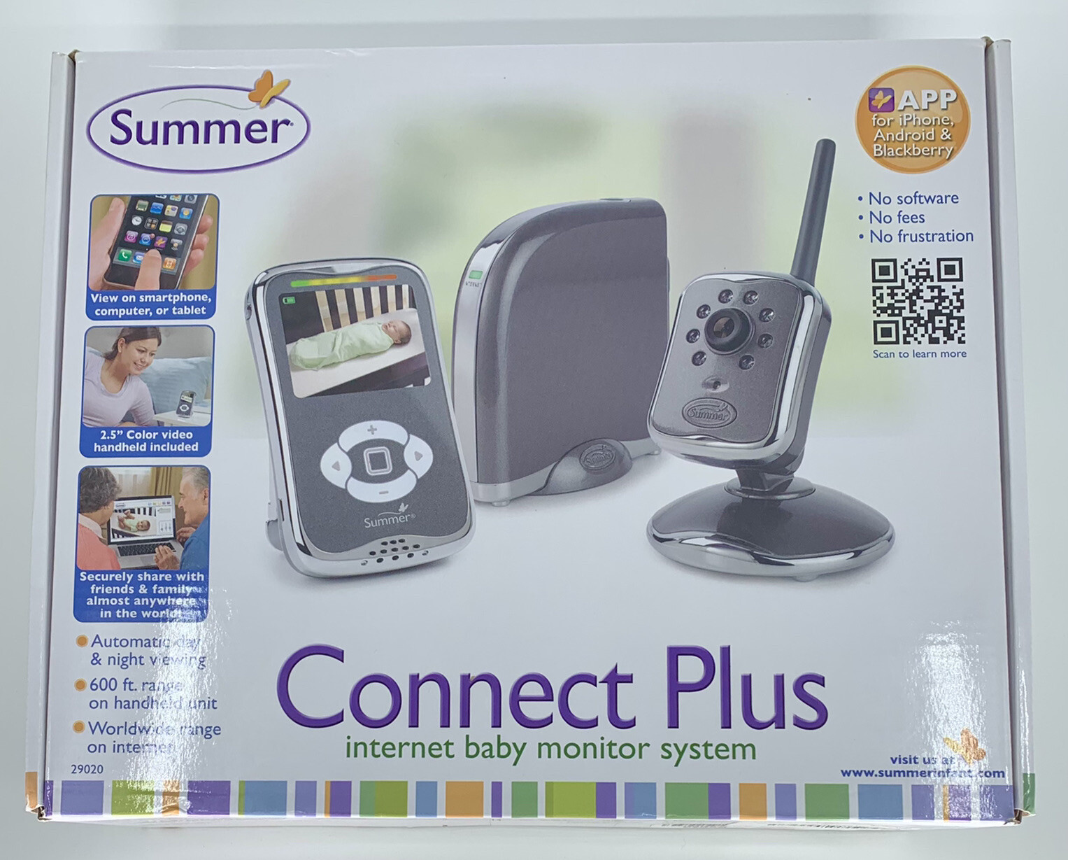 Bk1ma4 Summer Infant 290connect Plus Internet Monitor System Remote For Sale Online Ebay