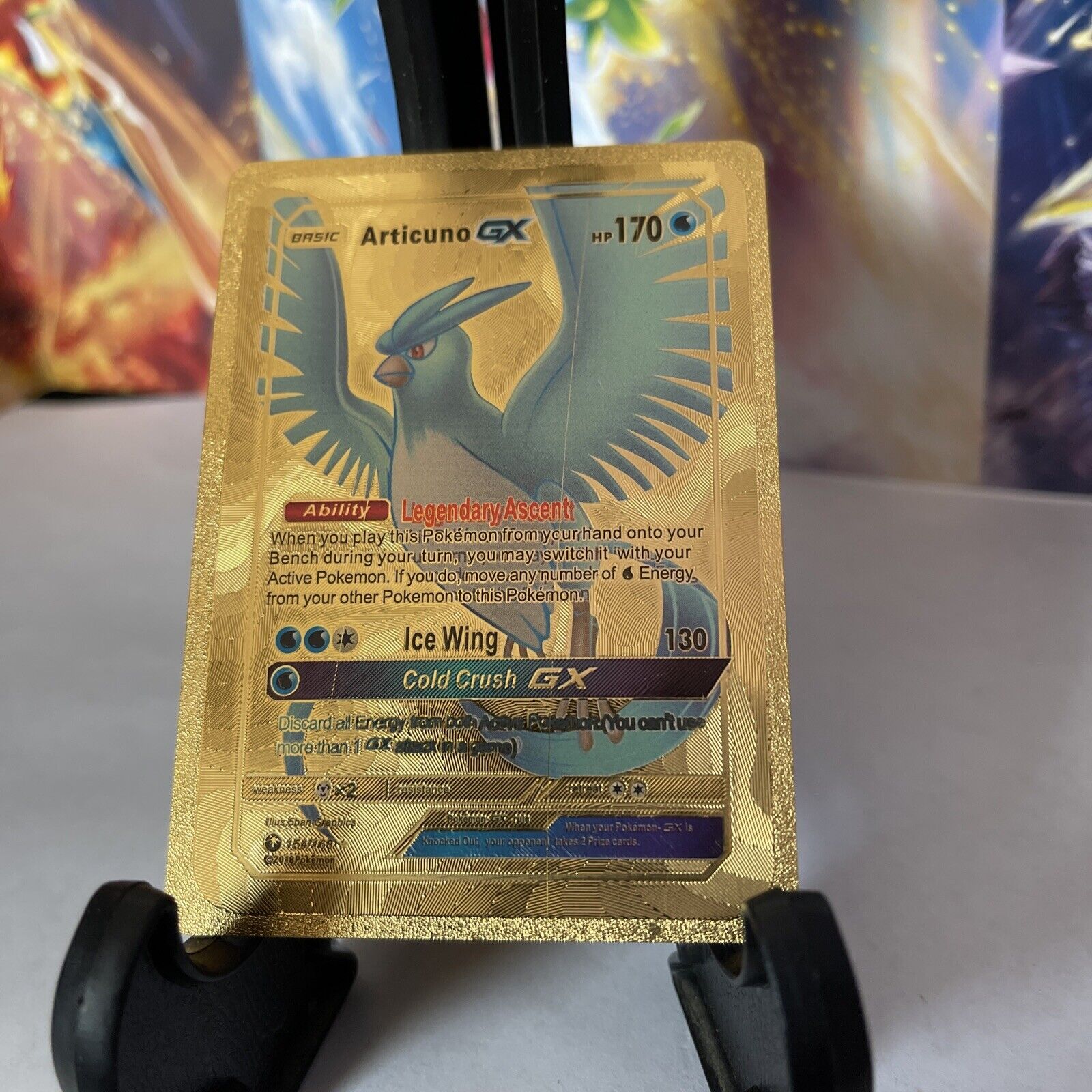 ULTRA SHINY GX FULL ART ARTICUNO GX #pokemon #pokemoncards  #pokemoncommunity #pokemontcg #pokemongo #pokemoncollector #gengar  #firered…