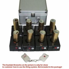 Wireless fireworks firing system 2 Remot 8 cues stage fountain rechargeable