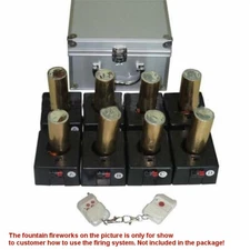 Wireless fireworks firing system 2 Remot +8 cues stage fountain+rechargeable