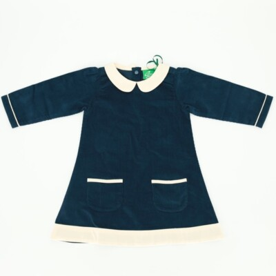 #ad Little Green Radicals Navy Corduroy Tunic Dress $20.00