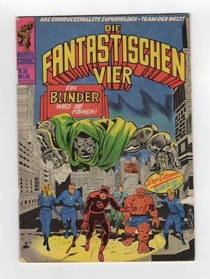 1965 MARVEL FANTASTIC FOUR #39 +DAREDEVIL #14 DOCTOR DOOM APP RARE KEY GERMAN