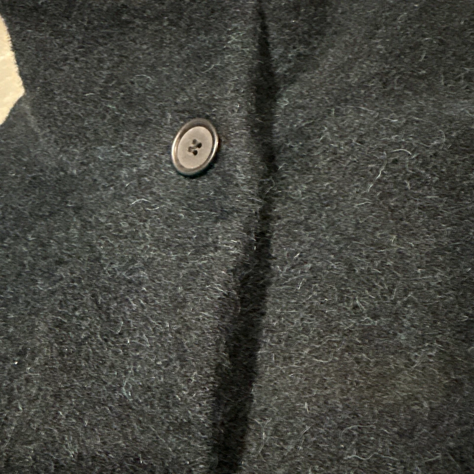 Chaqueta de lana de alpaca Hilary Radley Suri para mujer talla 12 verde Foto 3 de 4