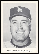 1959 Jay Publishing L.A. Dodgers Picture Pack Baseball Duke Snider JP121