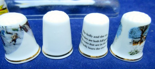 13 x Collectors Thimbles Celebrating Christmas, Australia Xmas - Picture 4 of 14