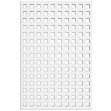 32 X 4 Ft. White Vinyl Square Lattice Panel Porch Deck Fencing PVC Arbor Trellis