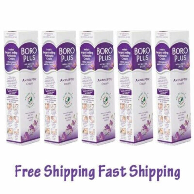 5 X Emami Boro Plus Antiseptic Cream Healthy Skin Care Cream 400ml