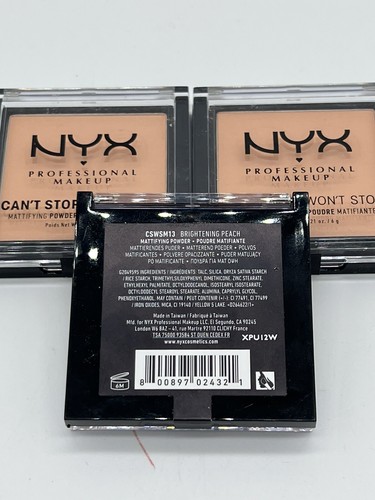 NYX Professional Makeup-Can’t Stop-LOT OF 3-peach-new - Picture 2 of 2