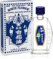 White Flower External Analgesic Balm Oil Pain Relief 20mL 09/11/2029