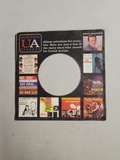 45 RPM 7" RECORD SLEEVES CO. SLEEVE 1 PACK SEE PHOTOS - United Artists SLV147