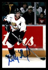 Andrej Sekera Autographed 4x6 Color Photo OHL Owen Sound Attack #5