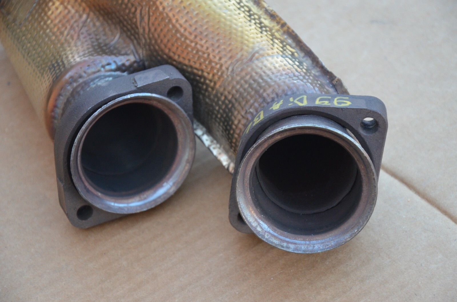 95-01 LAMBORGHINI DIABLO LEFT INSULATED EXHAUST THREE-WAY PIPE 004435974CB