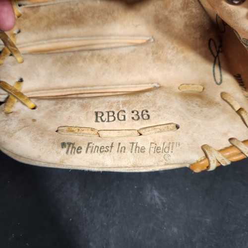 Vintage Rawlings Jose Cansec RBG36 Baseball Glove Mitt Left Hand Throw FastBack - Picture 6 of 19