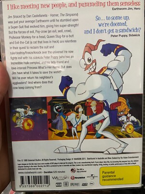 Earthworm Jim - The Complete Series region 4 DVD (5 discs