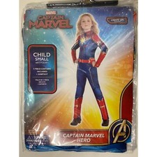 Marvel Captain Marvel Costume Child Size Small   See Photos
