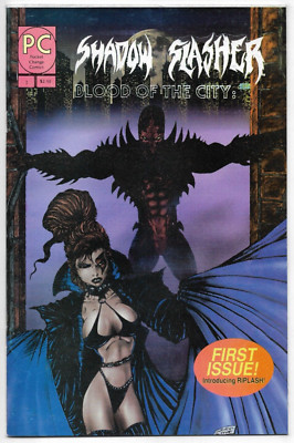 Shadow Slasher: Blood Of The City #1 Pocket Change Comics Dixon Shriver 1994 FN