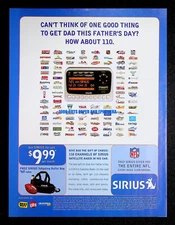 Sirius Satellite Radio 2004 Trade Print Magazine Ad Poster ADVERT