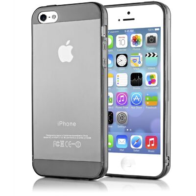 Handy Hülle für iPhone 5 5S SE, Slim Silikon Cover Case Schutzhülle Bumper