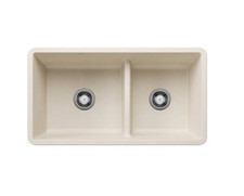Blanco Precis 33" Undermount Double Basin SILGRANIT Kitchen Sink