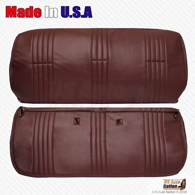 1998 1999 2000 Chevy Silverado Cheyenne Bench W/T Bottom & Top Vinyl Cover Red