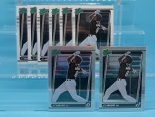 8 Card Lot • 2021 Donruss Optic CJ ABRAMS • Silver Holo Rapture SP + Base RP-9